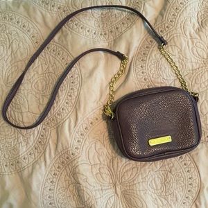 Purple Steve Madden pleather crossbody purse